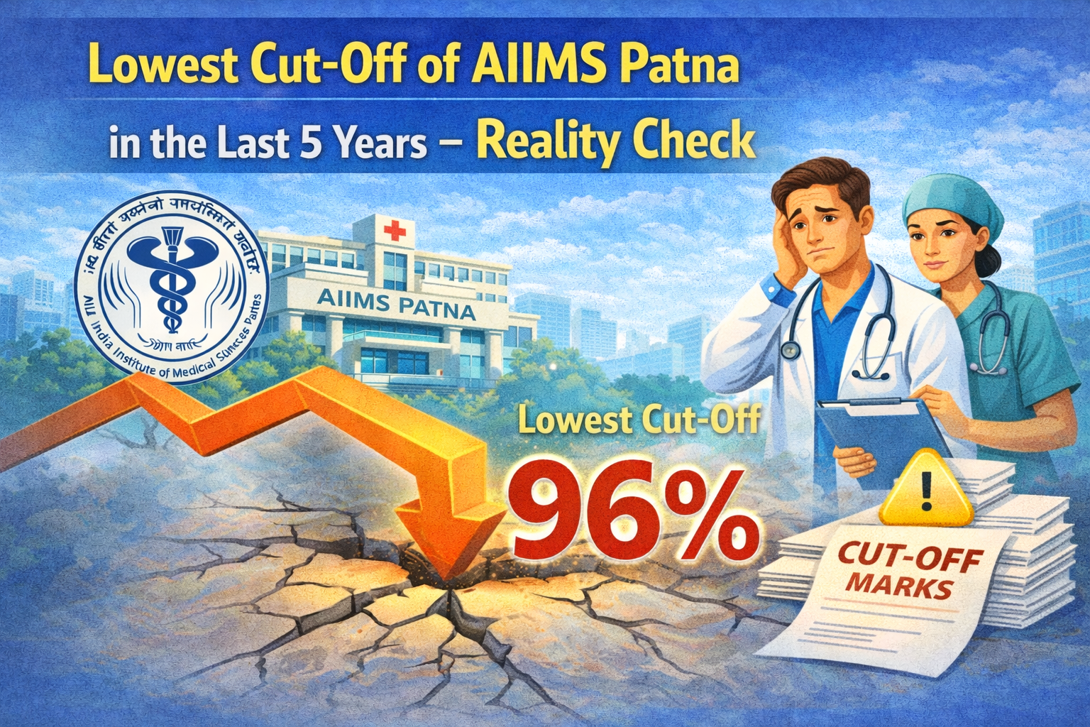 Lowest Cut-Off of AIIMS Patna in the Last 5 Years – Reality Check